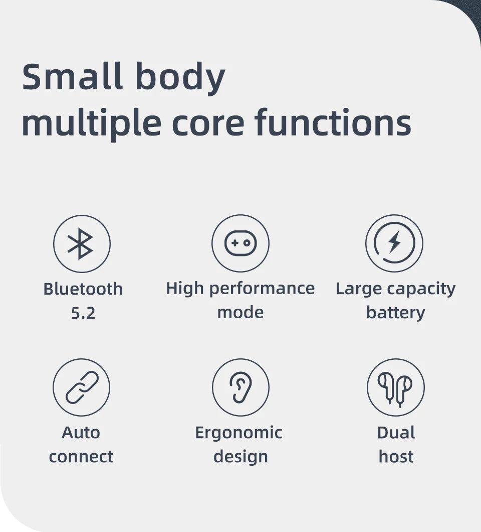 KZ AZ09 HD Bluetooth-Compatible Module 5.2 Headphones Wireless Upgrade Cable HIFI Wireless Ear Hook CPIn With Charging Bin