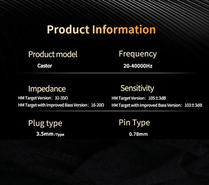 NEW KZ Castor In Ear HiFi Earphone 2DD Dynamic High-end Tunable balanced armature Earphones Monitor Headphone Cancelling Earbuds