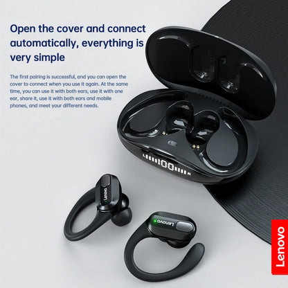 Original Lenovo XT80 Sports Wireless Earphones with Mics, LED Power Display, Hifi Stereo Sound Bluetooth 5.3 TWS HeadphHeadphones