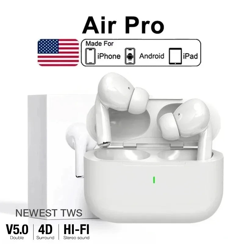 Air Pro 5 TWS Max Wireless Bluetooth Earphones In Ear Earbuds Sport Noise Cancelling Headset For Apple iPhone Headphone