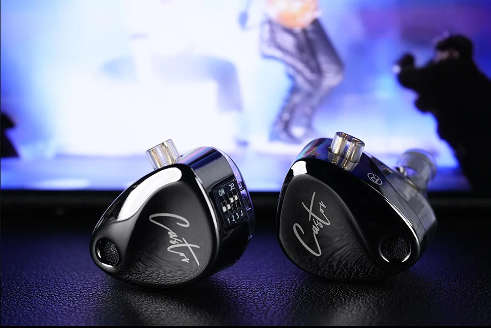 NEW KZ Castor In Ear HiFi Earphone 2DD Dynamic High-end Tunable balanced armature Earphones Monitor Headphone Cancelling Earbuds