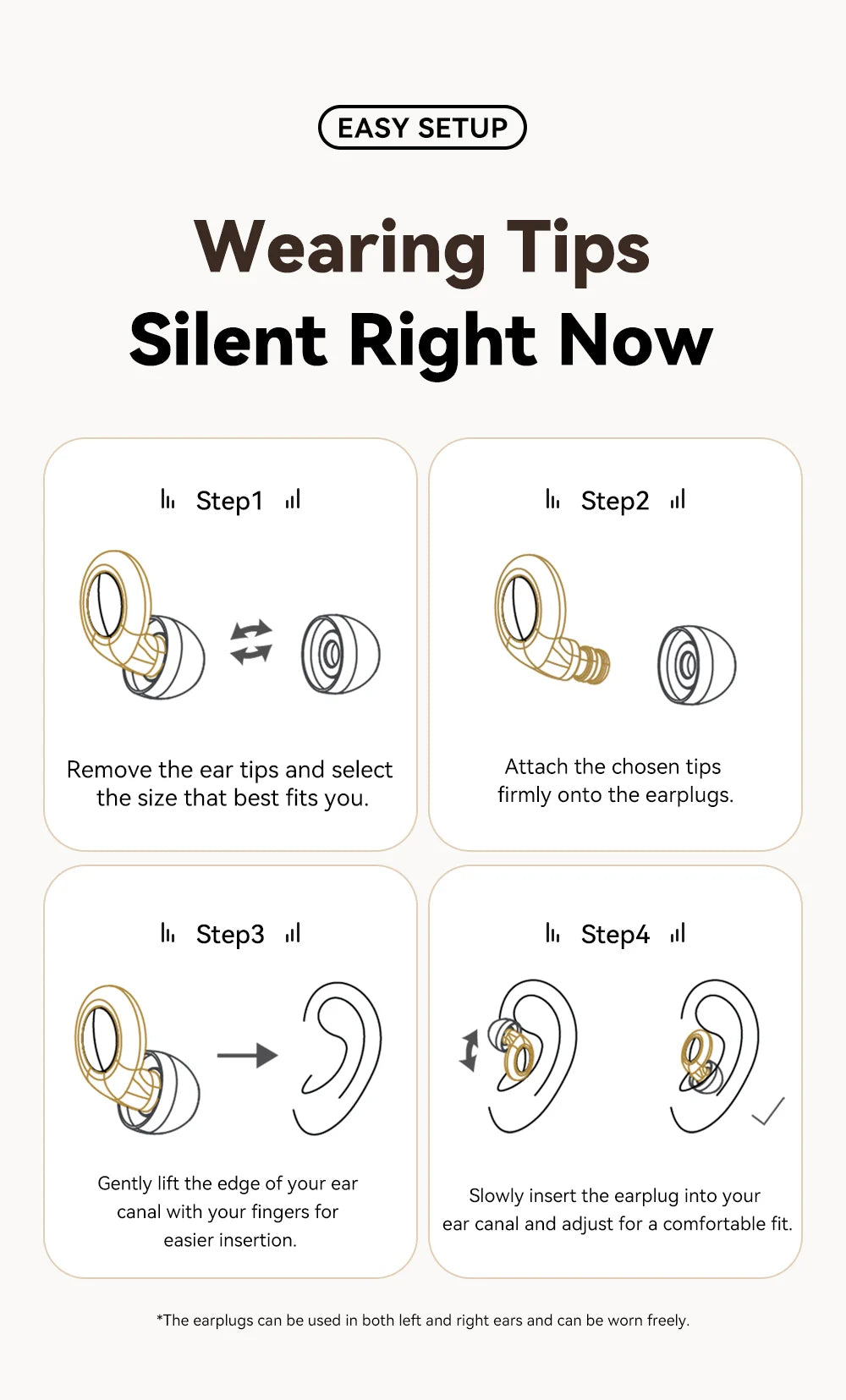 ESSAGER Noise Cancelling Ear Plugs for Sleeping Soft Silicone Sleep Earplugs Noise Reduction Earbuds for Sleep Work Study Travel