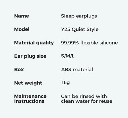 Silicone Ear Plugs for Sleeping 25dB Noise Canceling Hearing Protection Reusable Earplugs for Sleep Focus Concerts Work Study