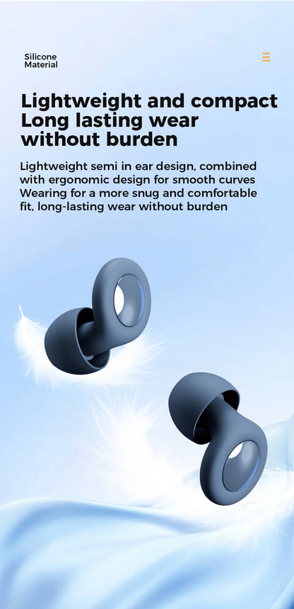 Silicone Ear Plugs for Sleeping 25dB Noise Canceling Hearing Protection Reusable Earplugs for Sleep Focus Concerts Work Study