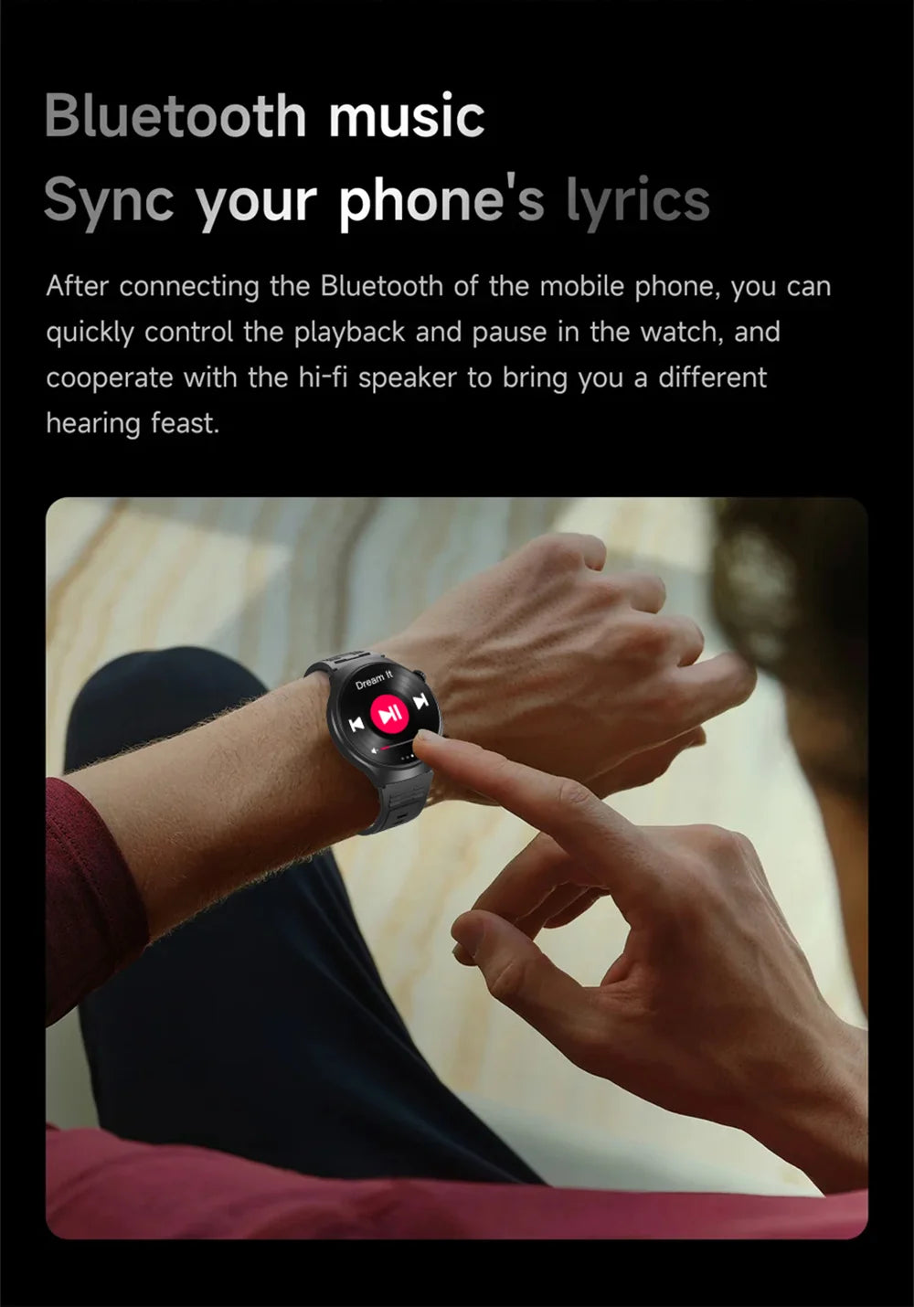 GL Wear 2025 New Men's Smart Watch HD Display Health Tracking Bluetooth Calling Voice Assistant Sports Smartwatch