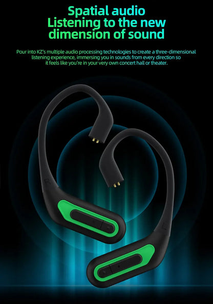KZ AZ10 Bluetooth 5.2 Wireless Ear Hook Hifi Earphones Upgrade Cable Headset Sport Game Headphone Line For KZ ZS10 PRO ZSX ZAS