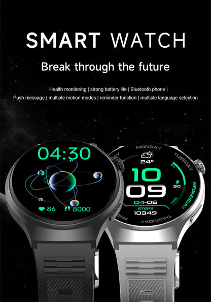 GL Wear 2025 New Men's Smart Watch HD Display Health Tracking Bluetooth Calling Voice Assistant Sports Smartwatch