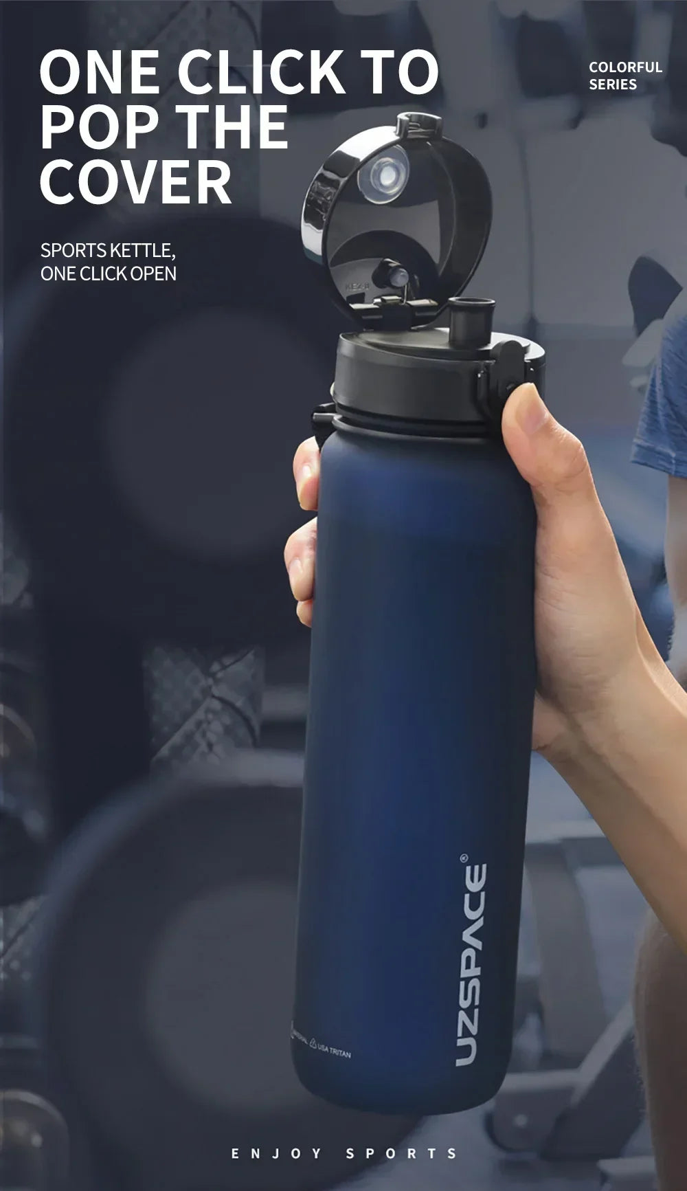 Water Bottle Sport Frosted Tour Outdoor Leak Proof Seal Child School Water Bottles for Children Kids Girl Drinkware BPA Free