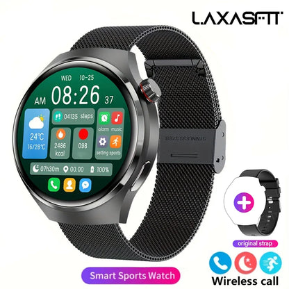 GL Wear 2025 New Men's Smart Watch HD Display Health Tracking Bluetooth Calling Voice Assistant Sports Smartwatch