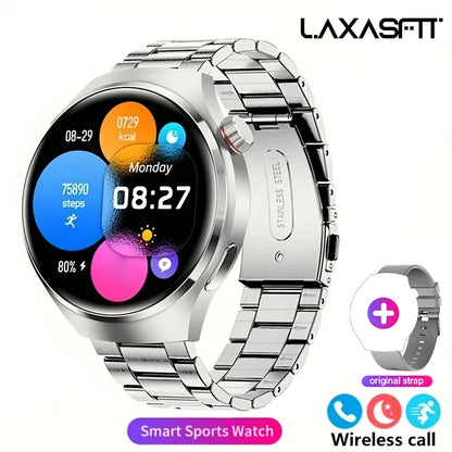 GL Wear 2025 New Men's Smart Watch HD Display Health Tracking Bluetooth Calling Voice Assistant Sports Smartwatch