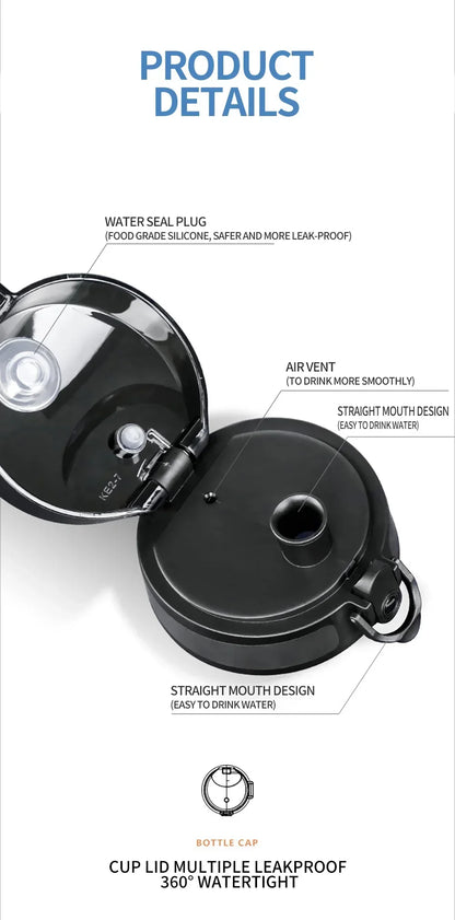 Water Bottle Sport Frosted Tour Outdoor Leak Proof Seal Child School Water Bottles for Children Kids Girl Drinkware BPA Free