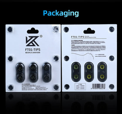 KZ FT01 Foam Earplugs Memory Cotton Ear Tips, Soft, Comfortable Fit-Effectiveness Reduces sibilance For KZ Castor ZSXPRO ZAR