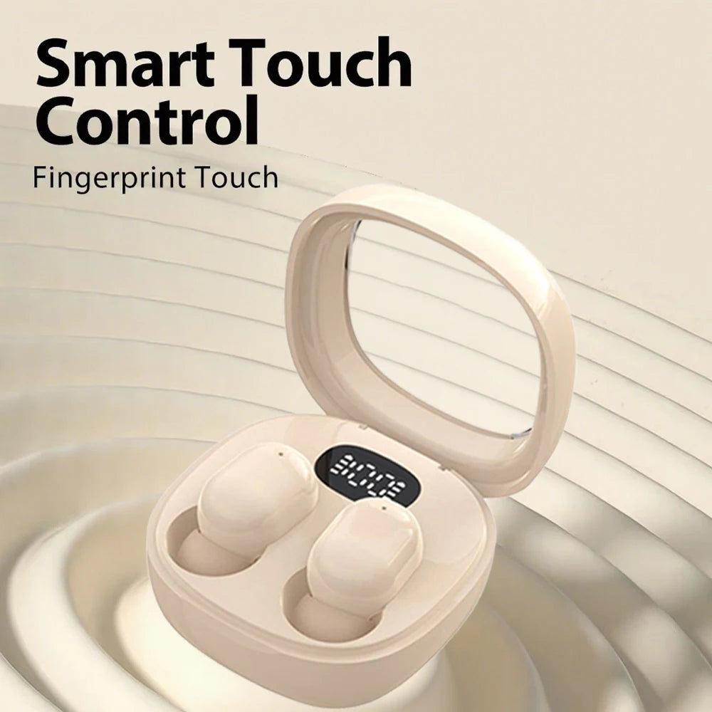 VIKEFON Bluetooth 5.3 Earphones Mini Headphones TWS Wireless Earbuds HIFI Stereo Noise Reduction Heasets with Microphones