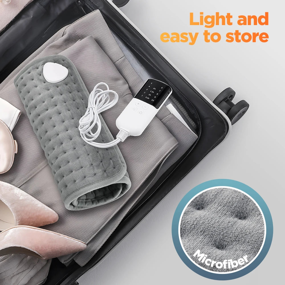 Electric Heating Pad Heat Mat with 10 Levels Constant Temp 4 Mode Timer Body Warming Thermal Mat for Abdomen Hand Thermal Mat