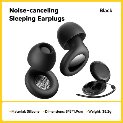 ESSAGER Noise Cancelling Ear Plugs for Sleeping Soft Silicone Sleep Earplugs Noise Reduction Earbuds for Sleep Work Study Travel