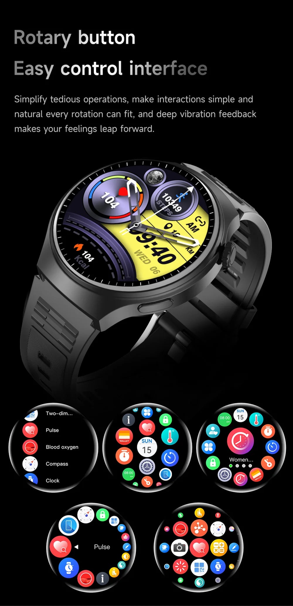 GL Wear 2025 New Men's Smart Watch HD Display Health Tracking Bluetooth Calling Voice Assistant Sports Smartwatch