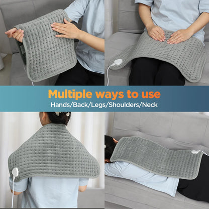 Electric Heating Pad Heat Mat with 10 Levels Constant Temp 4 Mode Timer Body Warming Thermal Mat for Abdomen Hand Thermal Mat