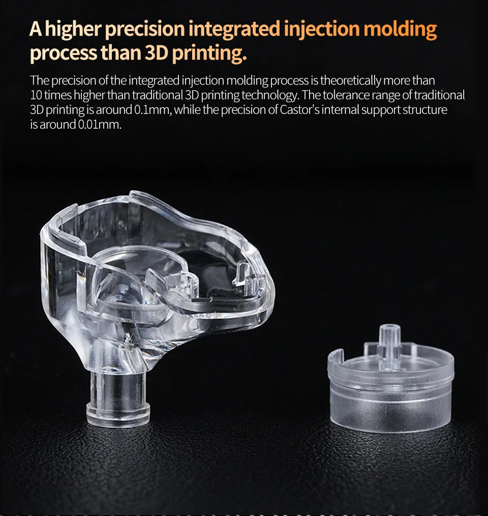 NEW KZ Castor In Ear HiFi Earphone 2DD Dynamic High-end Tunable balanced armature Earphones Monitor Headphone Cancelling Earbuds