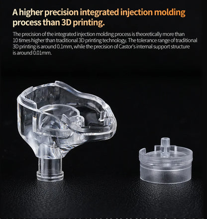 NEW KZ Castor In Ear HiFi Earphone 2DD Dynamic High-end Tunable balanced armature Earphones Monitor Headphone Cancelling Earbuds